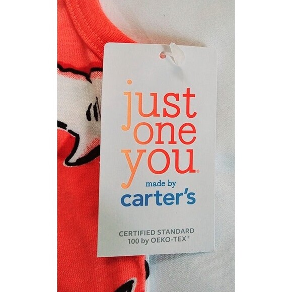 Just One You by Carter's Baby Boy's Orange Shark Print Tank Top Size: 6M NWT - Picture 8 of 8